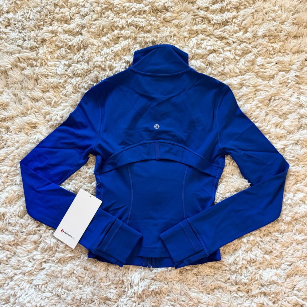 Galactic Cobalt Define Cropped Jacket Nulu Lululemon - Picture 6 of 12